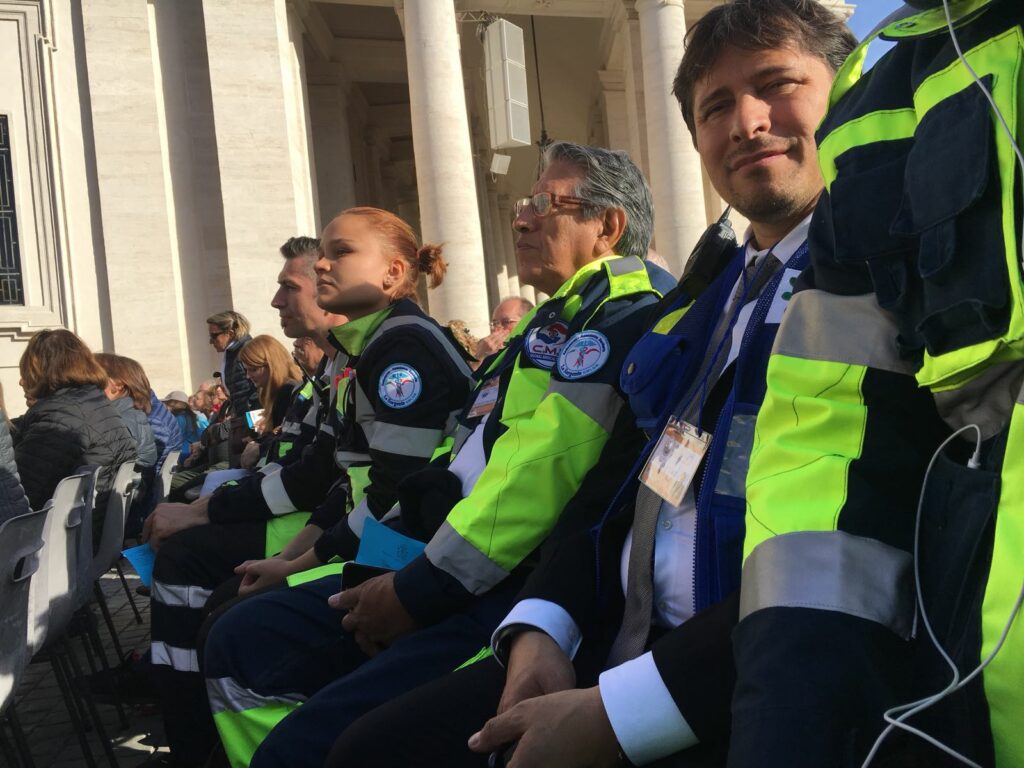 2017 - volontari e operatori Anas in piazza san Pietro